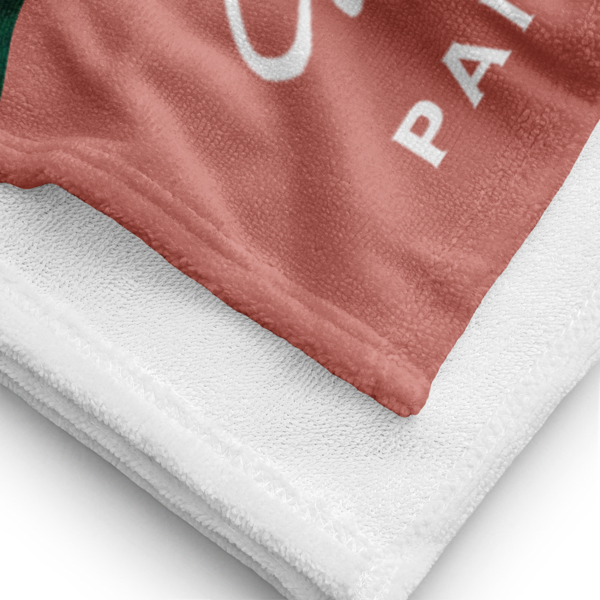 Behind the Houses Beach Towel