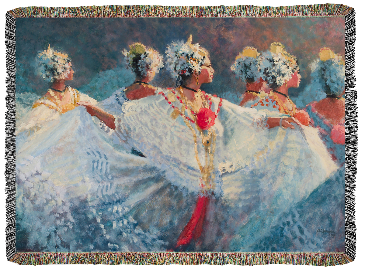 Vision de Jacqueline Woven Blanket