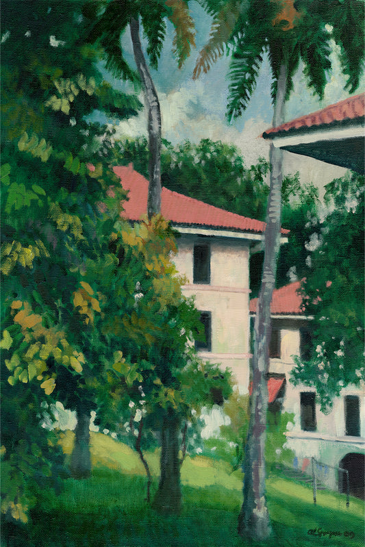 Behind the Houses