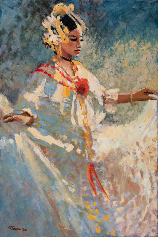 Pollera en Oro