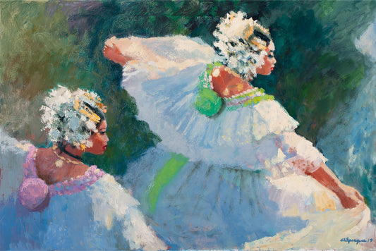 White Polleras Circling