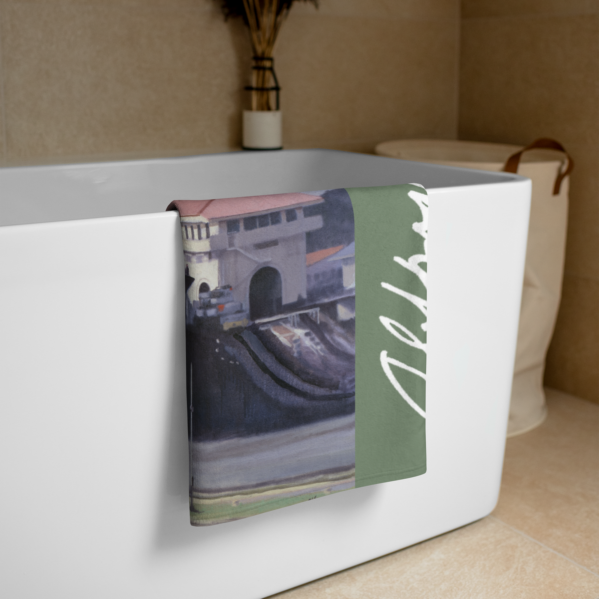 Panamax in Miraflores Beach Towel