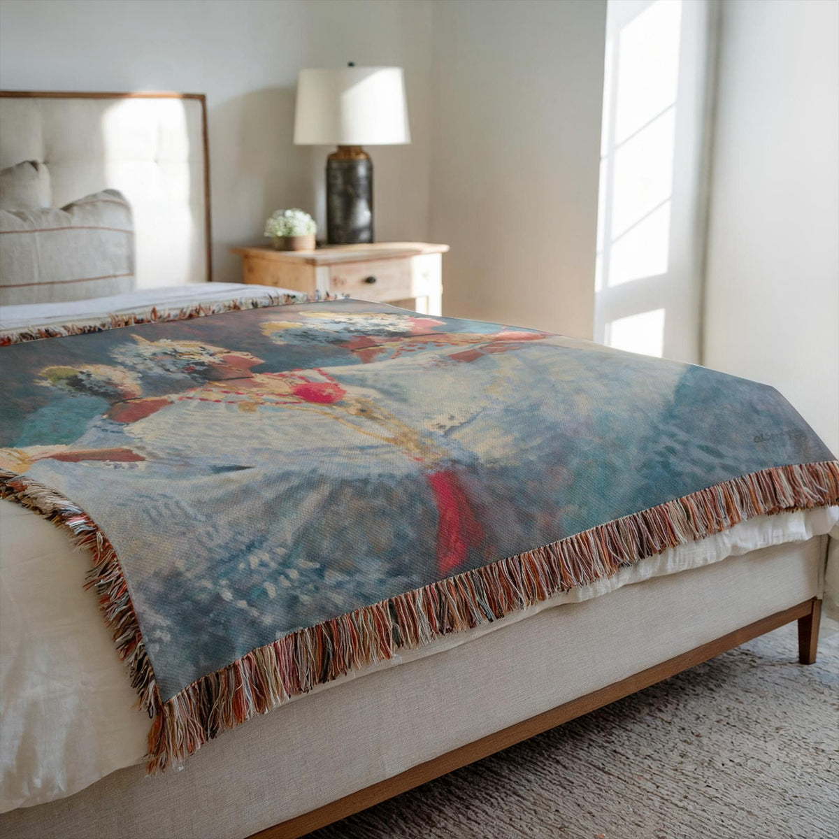 Vision de Jacqueline Woven Blanket